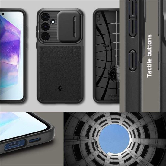 Husa Spigen Optik Armor pentru Samsung Galaxy A55, negru (Spigen, Telefoane Samsung) by www.silkase.ro Husa Spigen Optik Armor pentru Samsung Galaxy A55, negru (Telefoane Samsung, ACS07535) by www.silkase.ro