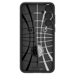 Husa Spigen Optik Armor pentru Samsung Galaxy A55, negru Husa Spigen Optik Armor pentru Samsung Galaxy A55, negru