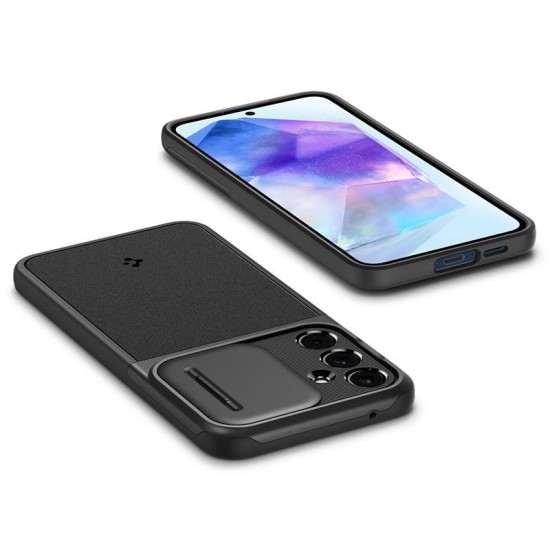 Husa Spigen Optik Armor pentru Samsung Galaxy A55, negru (Spigen, Telefoane Samsung) by www.silkase.ro Husa Spigen Optik Armor pentru Samsung Galaxy A55, negru (Telefoane Samsung, ACS07535) by www.silkase.ro