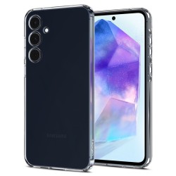 Husa Spigen Liquid Crystal pentru Samsung Galaxy A55, transparent