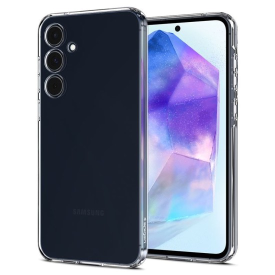 Husa Spigen Liquid Crystal pentru Samsung Galaxy A55, transparent (Spigen, Telefoane Samsung) by www.silkase.ro Husa Spigen Liquid Crystal pentru Samsung Galaxy A55, transparent (Telefoane Samsung, ACS07537) by www.silkase.ro