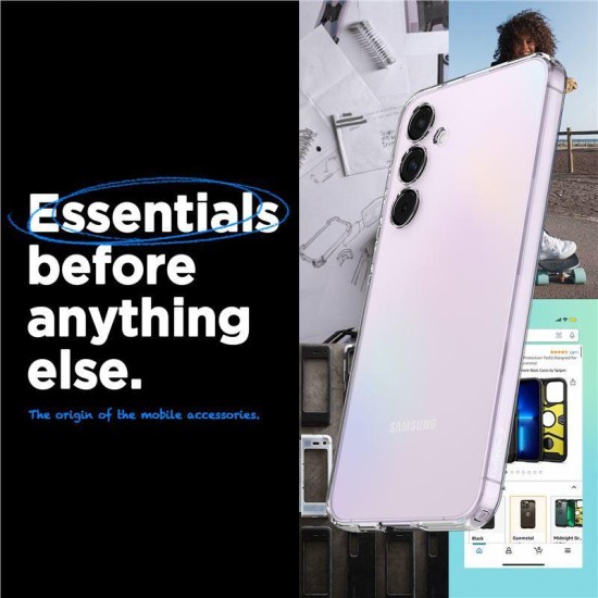 Husa Spigen Liquid Crystal pentru Samsung Galaxy A55, transparent (Spigen, Telefoane Samsung) by www.silkase.ro Husa Spigen Liquid Crystal pentru Samsung Galaxy A55, transparent (Telefoane Samsung, ACS07537) by www.silkase.ro