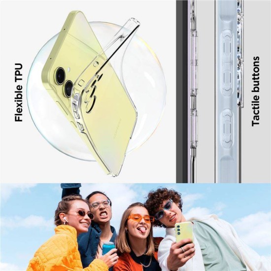 Husa Spigen Liquid Crystal pentru Samsung Galaxy A55, transparent (Spigen, Telefoane Samsung) by www.silkase.ro Husa Spigen Liquid Crystal pentru Samsung Galaxy A55, transparent (Telefoane Samsung, ACS07537) by www.silkase.ro