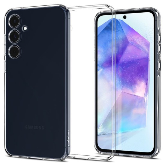 Husa Spigen Liquid Crystal pentru Samsung Galaxy A55, transparent (Spigen, Telefoane Samsung) by www.silkase.ro Husa Spigen Liquid Crystal pentru Samsung Galaxy A55, transparent (Telefoane Samsung, ACS07537) by www.silkase.ro