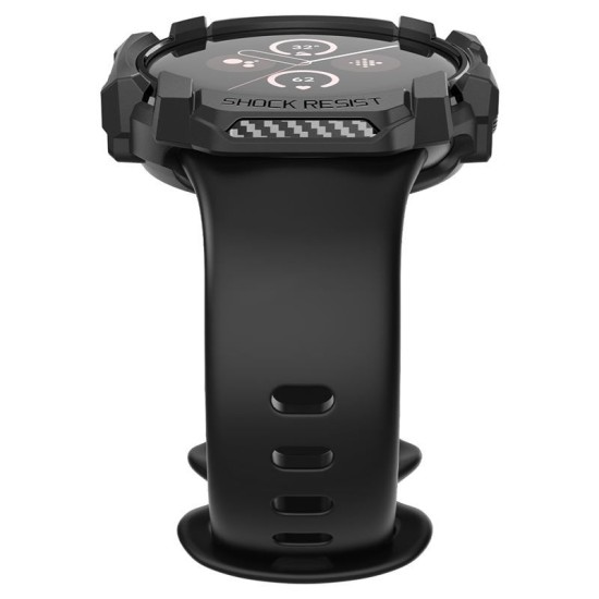 SPIGEN Husă Rugged Armor Google Pixel Watch 3/2/1 (41mm - 1.2 inch), Negru (Google, ACS07555) by www.silkase.ro