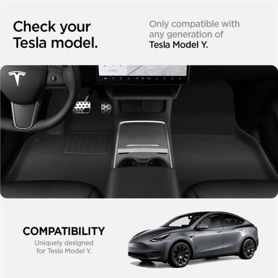 Set covorase auto Spigen rand 1 si 2 pentru Tesla Model Y, negre (Spigen, Ingredi) by www.silkase.ro Set covorase auto Spigen rand 1 si 2 pentru Tesla Model Y, negre (Accesorii auto, ACP07579) by www.silkase.ro