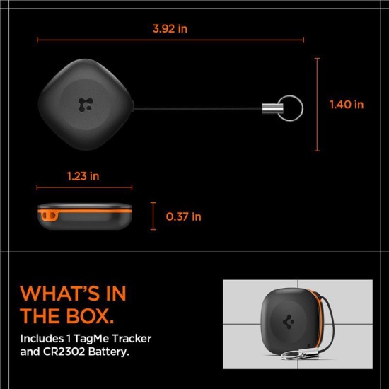 Localizator Bluetooth Spigen TagMe, 1 bucata, negru (Spigen, Ingredi) by www.silkase.ro Localizator Bluetooth Spigen TagMe, 1 bucata, negru (Ingredi, AHP07580) by www.silkase.ro