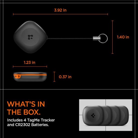 Localizator Bluetooth Spigen TagMe, 1 bucata, negru (Spigen, Ingredi) by www.silkase.ro Localizator Bluetooth Spigen TagMe, 1 bucata, negru (Ingredi, AHP07580) by www.silkase.ro