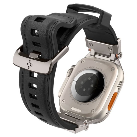 Curea smartwatch, Spigen, Poliuretan, Durabil, Compatibil cu Apple Wathc, 140 - 215 mm, Negru (Spigen, Ingredi) by www.silkase.ro Curea smartwatch, Spigen, Poliuretan, Durabil, Compatibil cu Apple Wathc, 140 - 215 mm, Negru (Ingredi, AMP07591) by www.silkase.ro