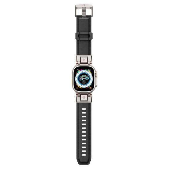 Curea smartwatch, Spigen, Poliuretan, Durabil, Compatibil cu Apple Wathc, 140 - 215 mm, Negru (Spigen, Ingredi) by www.silkase.ro Curea smartwatch, Spigen, Poliuretan, Durabil, Compatibil cu Apple Wathc, 140 - 215 mm, Negru (Ingredi, AMP07591) by www.silkase.ro