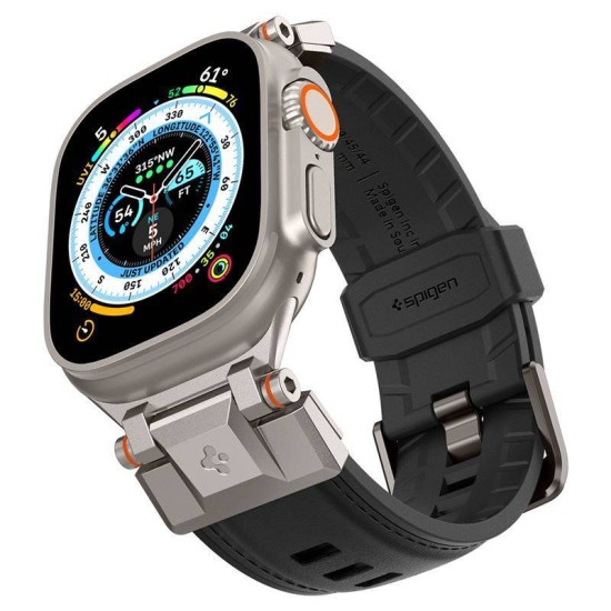 Curea smartwatch, Spigen, Poliuretan, Durabil, Compatibil cu Apple Wathc, 140 - 215 mm, Negru (Spigen, Ingredi) by www.silkase.ro Curea smartwatch, Spigen, Poliuretan, Durabil, Compatibil cu Apple Wathc, 140 - 215 mm, Negru (Ingredi, AMP07591) by www.silkase.ro