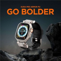 Curea smartwatch, Spigen, Poliuretan, Durabil, Compatibil cu Apple Wathc, 140 - 215 mm, Negru Curea smartwatch, Spigen, Poliuretan, Durabil, Compatibil cu Apple Wathc, 140 - 215 mm, Negru