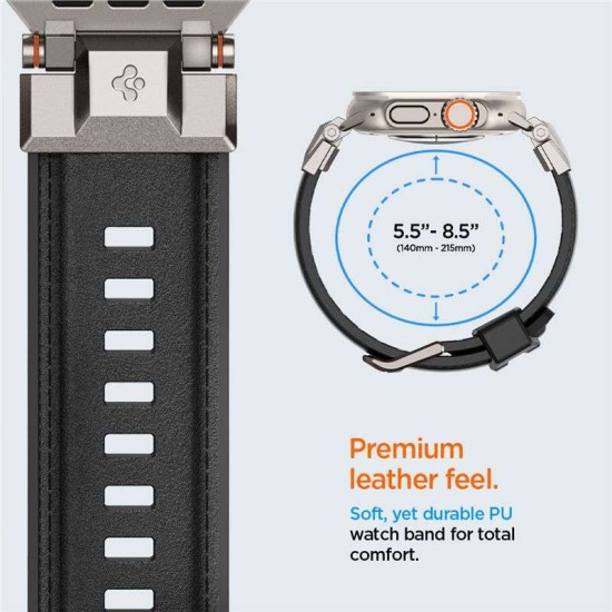 Curea smartwatch, Spigen, Poliuretan, Durabil, Compatibil cu Apple Wathc, 140 - 215 mm, Negru (Spigen, Ingredi) by www.silkase.ro Curea smartwatch, Spigen, Poliuretan, Durabil, Compatibil cu Apple Wathc, 140 - 215 mm, Negru (Ingredi, AMP07591) by www.silkase.ro