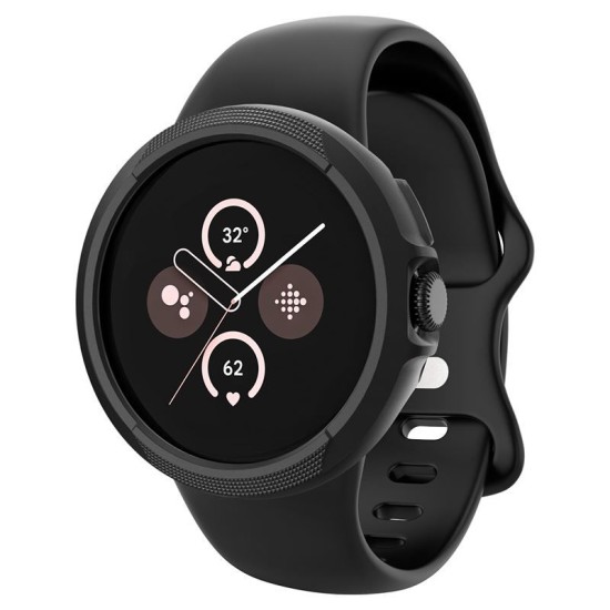 Husa Spigen Liquid Air compatibila cu Google Pixel Watch 3 45mm Matte Black (Google, ACS07598) by www.silkase.ro
