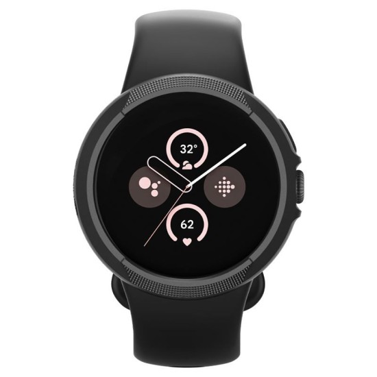 Husa Spigen Liquid Air compatibila cu Google Pixel Watch 3 45mm Matte Black (Google, ACS07598) by www.silkase.ro