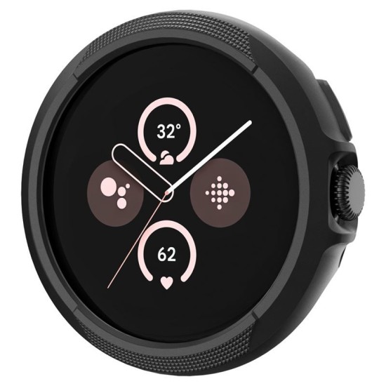 Husa Spigen Liquid Air compatibila cu Google Pixel Watch 3 45mm Matte Black (Google, ACS07598) by www.silkase.ro