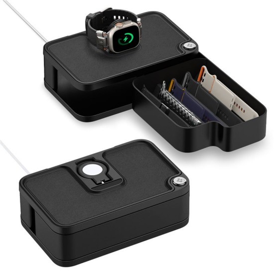 Organizator Spigen S340 pentru Apple Watch, Curele și Accesorii, Negru Organizator Spigen S340 pentru Apple Watch, Curele și Accesorii, Negru (Ingredi, AMP07602) by www.silkase.ro