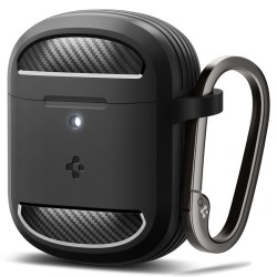 Carcasa Spigen Rugged Armor, negru mat - Google Pixel Buds Pro 2/Pro