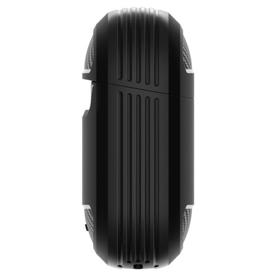 Carcasa Spigen Rugged Armor, negru mat - Google Pixel Buds Pro 2/Pro (Pixel Buds Pro 2/Pro, ACS07604) by www.silkase.ro