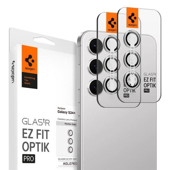 Set 2x3 protectii sticla camera foto Spigen Optik EZ FIT compatibil cu Samsung Galaxy S24 Plus Marble Gray (Spigen, Ingredi) by www.silkase.ro Set 2x3 protectii sticla camera foto Spigen Optik EZ FIT compatibil cu Samsung Galaxy S24 Plus Marble Gray (Ingredi, AGL07613) by www.silkase.ro