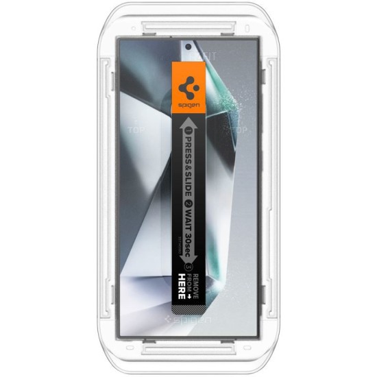 Folie de protectie pentru Samsung Galaxy S24 Ultra, Spigen, Sticla securizata, Privacy (Ingredi, AGL07625) by www.silkase.ro