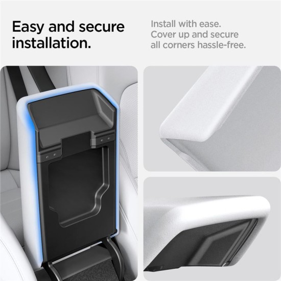 Husa de protectie pentru cotiera Spigen pentru Tesla Model 3 2024, alba (Spigen, Ingredi) by www.silkase.ro Husa de protectie pentru cotiera Spigen pentru Tesla Model 3 2024, alba (Accesorii auto, ACP07646) by www.silkase.ro