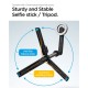 Trepied si selfie stick Spigen compatibil MagSafe M1, negru (Selfie Sticks și Trepiede, AMP07656) by www.silkase.ro