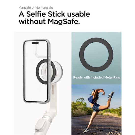 Trepied si selfie stick Spigen compatibil MagSafe, bej (Spigen, Ingredi) by www.silkase.ro Trepied si selfie stick Spigen compatibil MagSafe, bej (Selfie Sticks și Trepiede, AMP07657) by www.silkase.ro