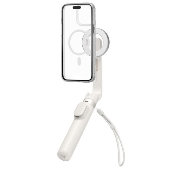 Trepied si selfie stick Spigen compatibil MagSafe, bej (Spigen, Ingredi) by www.silkase.ro Trepied si selfie stick Spigen compatibil MagSafe, bej (Selfie Sticks și Trepiede, AMP07657) by www.silkase.ro