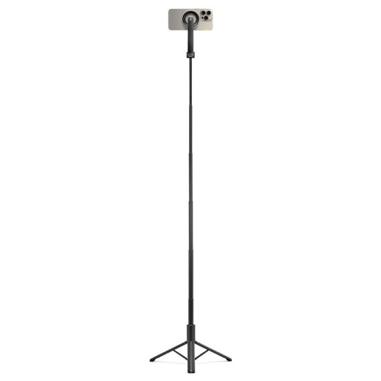 Trepied si selfie stick lung Spigen compatibil MagSafe, negru (Spigen, Ingredi) by www.silkase.ro Trepied si selfie stick lung Spigen compatibil MagSafe, negru (Selfie Sticks și Trepiede, AMP07659) by www.silkase.ro