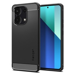 Husa Spigen Rugged Armor compatibila cu Xiaomi Redmi Note 13 4G Matte Black