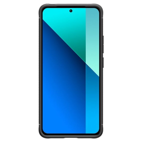 Husa Spigen Rugged Armor compatibila cu Xiaomi Redmi Note 13 4G Matte Black (Ingredi, ACS07664) by www.silkase.ro