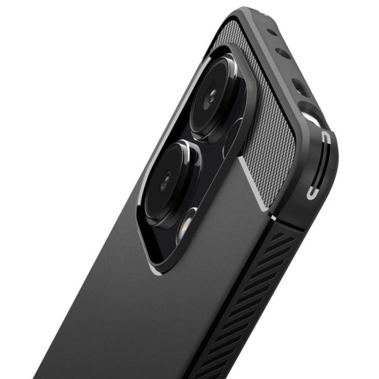 Husa Spigen Rugged Armor compatibila cu Xiaomi Redmi Note 13 4G Matte Black (Ingredi, ACS07664) by www.silkase.ro