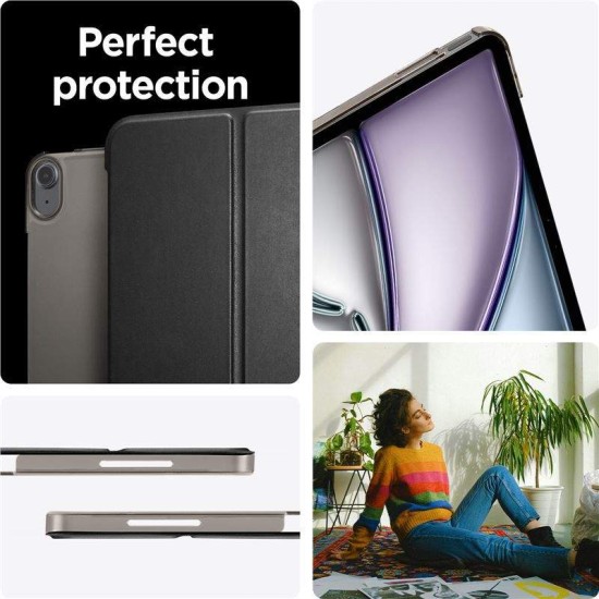 Husa Spigen Smart Fold, pentru Apple iPad Air 13" 2024, negru (Spigen, Ingredi) by www.silkase.ro Husa Spigen Smart Fold, pentru Apple iPad Air 13" 2024, negru (Ingredi, ACS07676) by www.silkase.ro