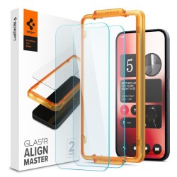 Folie pentru Nothing Phone (2a) (set 2) - Spigen Glas.TR Align Master - Transparent