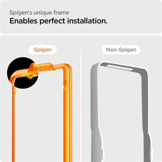 Folie pentru Nothing Phone (2a) (set 2) - Spigen Glas.TR Align Master - Transparent (Ingredi, AGL07681) by www.silkase.ro