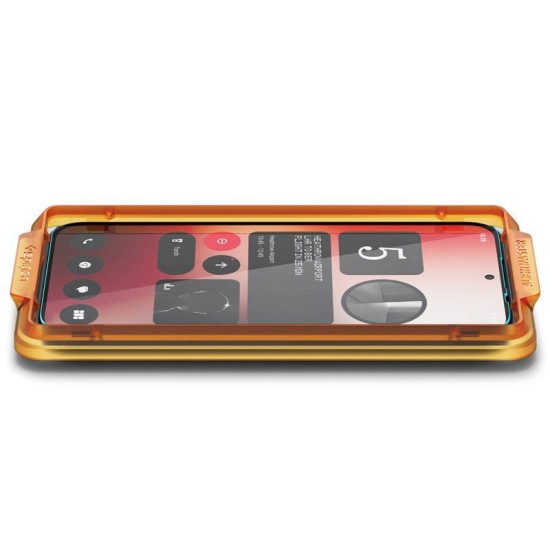 Folie pentru Nothing Phone (2a) (set 2) - Spigen Glas.TR Align Master - Transparent (Ingredi, AGL07681) by www.silkase.ro