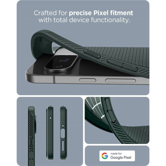 Husa Spigen Liquid Air pentru Google Pixel 9 Pro/Pixel 9, verde (Pixel 9 Pro, ACS07683) by www.silkase.ro