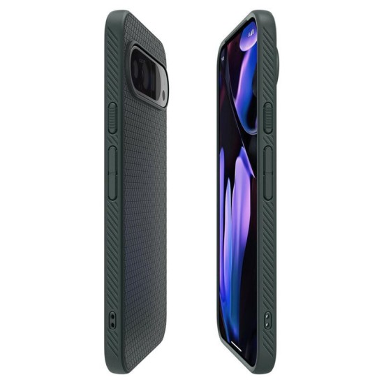 Husa Spigen Liquid Air pentru Google Pixel 9 Pro/Pixel 9, verde (Pixel 9 Pro, ACS07683) by www.silkase.ro
