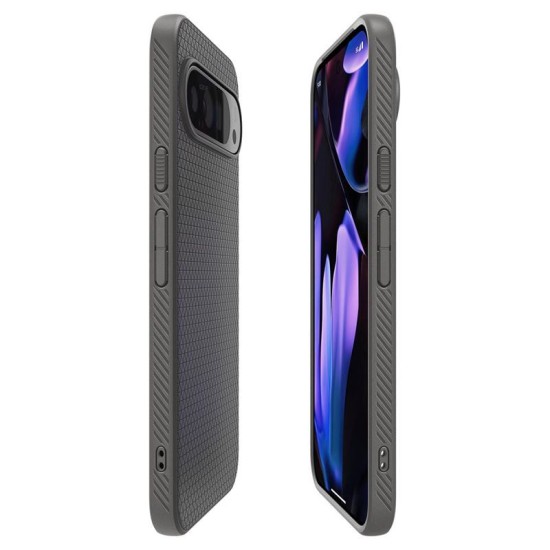 Husa Spigen Liquid Air pentru Google Pixel 9 Pro/Pixel 9, gri (Spigen, Pixel 9 Pro) by www.silkase.ro Husa Spigen Liquid Air pentru Google Pixel 9 Pro/Pixel 9, gri (Pixel 9 Pro, ACS07684) by www.silkase.ro