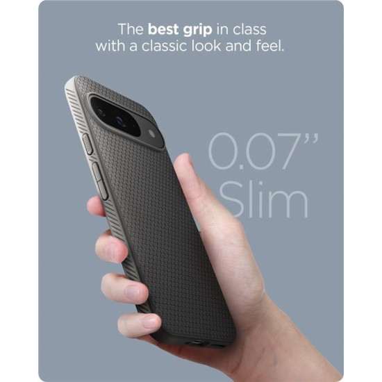 Husa Spigen Liquid Air pentru Google Pixel 9 Pro/Pixel 9, gri (Spigen, Pixel 9 Pro) by www.silkase.ro Husa Spigen Liquid Air pentru Google Pixel 9 Pro/Pixel 9, gri (Pixel 9 Pro, ACS07684) by www.silkase.ro