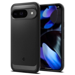 Husa Spigen Rugged Armor pentru Google Pixel 9/9 Pro, negru