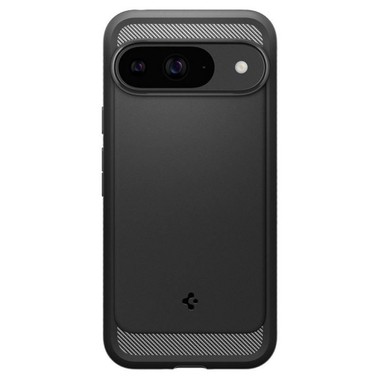 Husa Spigen Rugged Armor pentru Google Pixel 9 Pro/Pixel 9, negru (Telefoane Google, ACS07685) by www.silkase.ro