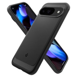 Husa Spigen Rugged Armor pentru Google Pixel 9/9 Pro, negru