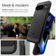 Husa Spigen Rugged Armor pentru Google Pixel 9 Pro/Pixel 9, negru (Telefoane Google, ACS07685) by www.silkase.ro