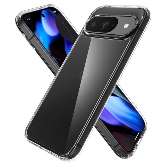 Husa Spigen Ultra Hybrid pentru Google Pixel 9 Pro/Pixel 9, Crystal Clear (Telefoane Google, ACS07687) by www.silkase.ro
