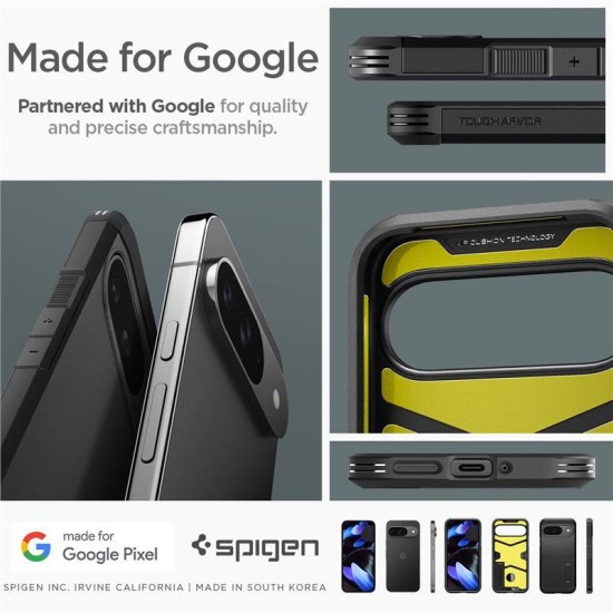 Husa Spigen Tough Armor pentru Google Pixel 9 Pro/Pixel 9, metalic negru (Spigen, Pixel 9 Pro XL) by www.silkase.ro Husa Spigen Tough Armor pentru Google Pixel 9 Pro/Pixel 9, metalic negru (Pixel 9 Pro XL, ACS07692) by www.silkase.ro