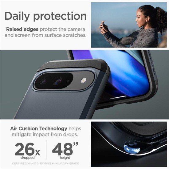Husa Spigen Tough Armor pentru Google Pixel 9 Pro/Pixel 9, metalic (Spigen, Pixel 9 Pro) by www.silkase.ro Husa Spigen Tough Armor pentru Google Pixel 9 Pro/Pixel 9, metalic (Pixel 9 Pro, ACS07693) by www.silkase.ro