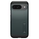 Husa Spigen Tough Armor pentru  Google Pixel 9 Pro/Pixel 9, verde metalic (Pixel 9 Pro, ACS07694) by www.silkase.ro
