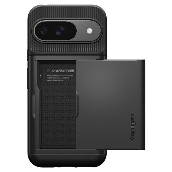 Husa Spigen Slim Armor CS pentru Google Pixel 9 Pro/Pixel 9, negru (Spigen, Pixel 9 Pro) by www.silkase.ro Husa Spigen Slim Armor CS pentru Google Pixel 9 Pro/Pixel 9, negru (Pixel 9 Pro, ACS07695) by www.silkase.ro